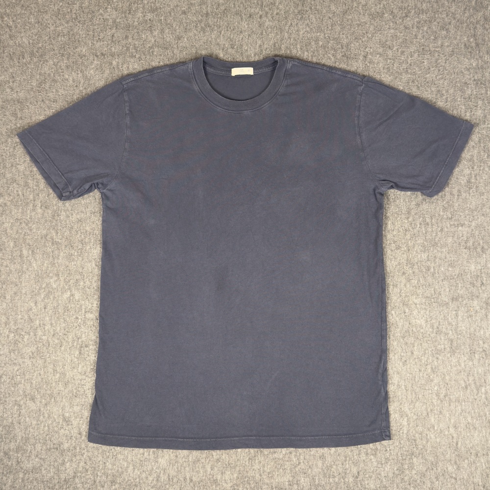 Flint And Tinder Shirt Mens Small Blue Crewneck Tee T-Shirt USA Jersey Soft
